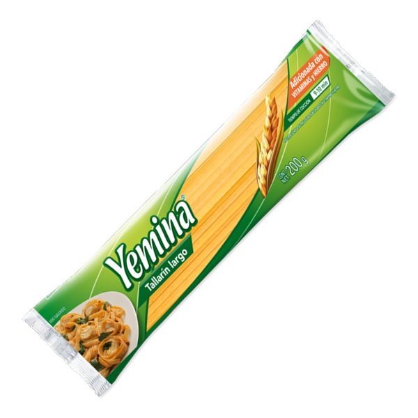 PASTA YEMINA 200 GR FIDEO TALLARIN LARGO