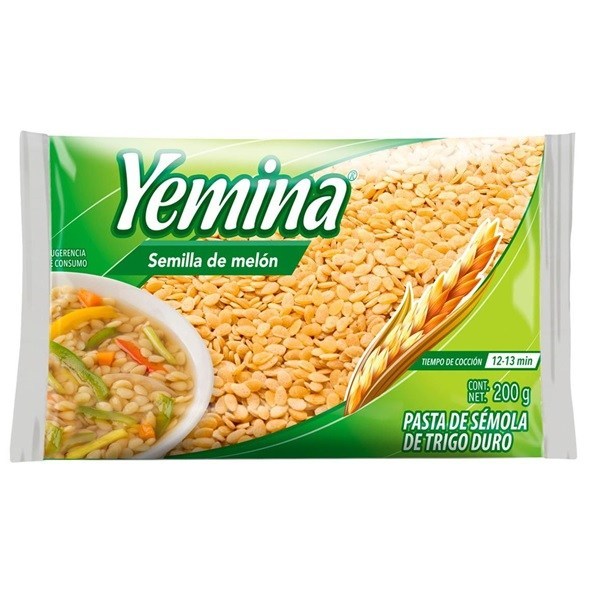 PASTA YEMINA 200 GR SEMILLA MELON