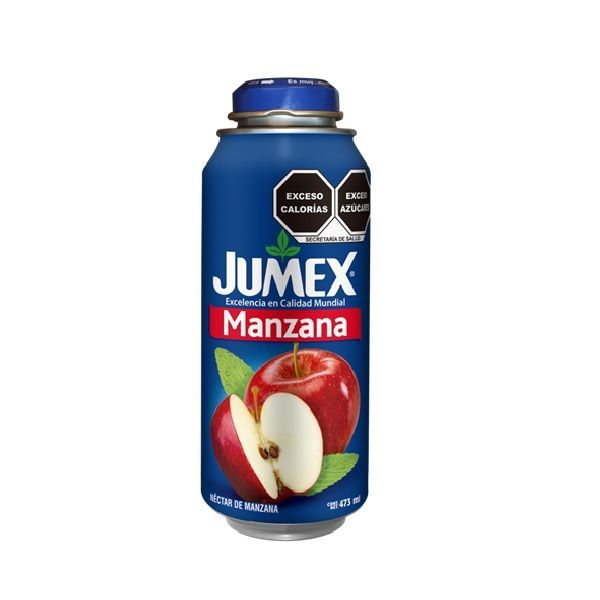 BEBIDA JUMEX LATA-BOTELLA 473 ML MANZANA